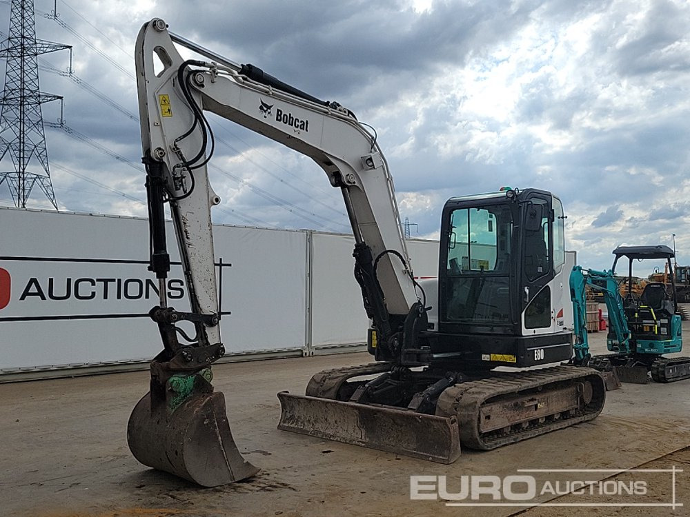 2013 Bobcat E80 - حفارة مُصَّغرة: صورة 1 2013 Bobcat E80 - حفارة مُصَّغرة: صورة 1