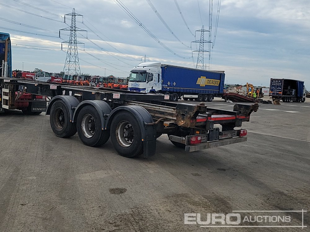 2013 Cartwright Tri Axle Skeleton Trailer, Twist & Lock - نصف مقطورة مسطحة: صورة 3 2013 Cartwright Tri Axle Skeleton Trailer, Twist & Lock - نصف مقطورة مسطحة: صورة 3