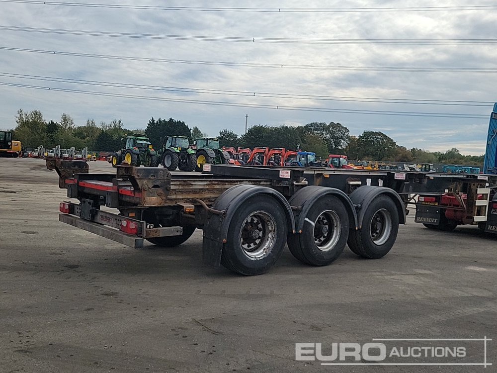 2013 Cartwright Tri Axle Skeleton Trailer, Twist & Lock - نصف مقطورة مسطحة: صورة 5 2013 Cartwright Tri Axle Skeleton Trailer, Twist & Lock - نصف مقطورة مسطحة: صورة 5