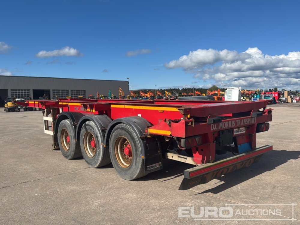 2013 Dennison Tri Axle Skelly Trailer - نصف مقطورة لنقل الحاويات: صورة 3 2013 Dennison Tri Axle Skelly Trailer - نصف مقطورة لنقل الحاويات: صورة 3