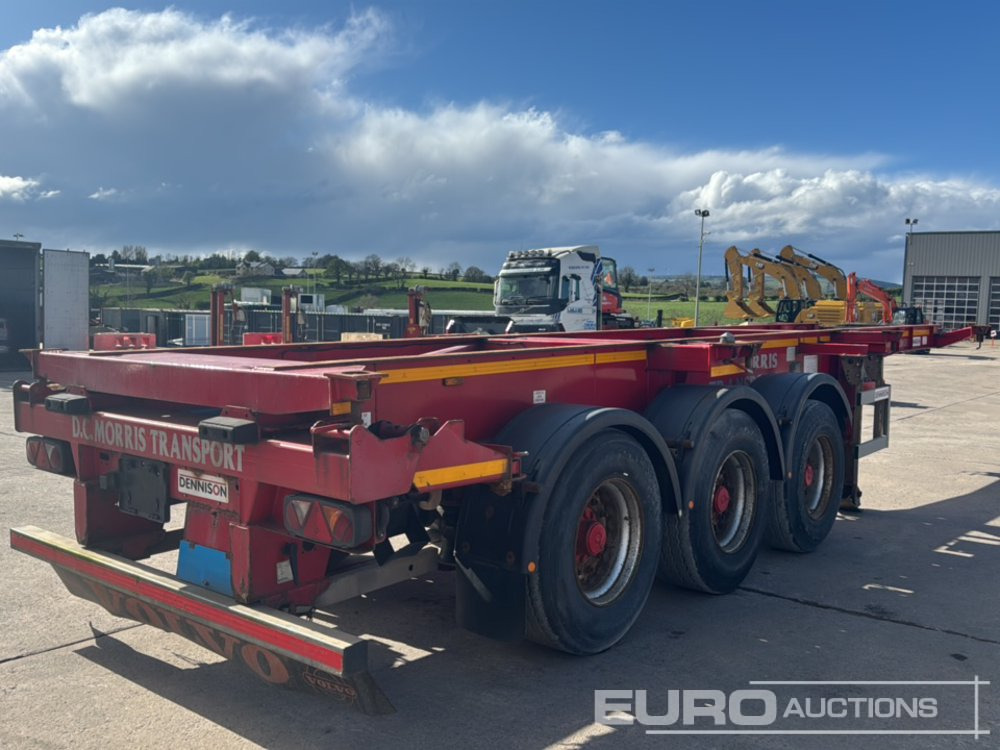 2013 Dennison Tri Axle Skelly Trailer - نصف مقطورة لنقل الحاويات: صورة 5 2013 Dennison Tri Axle Skelly Trailer - نصف مقطورة لنقل الحاويات: صورة 5