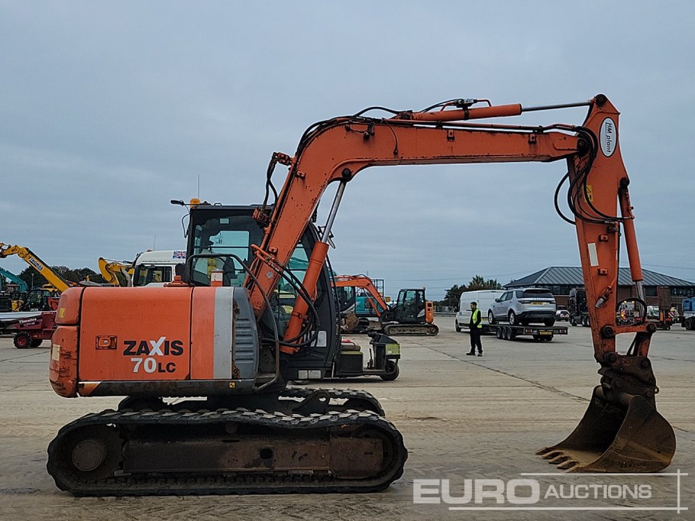 حفارة مُصَّغرة 2013 Hitachi ZX70LC-3: صورة 6