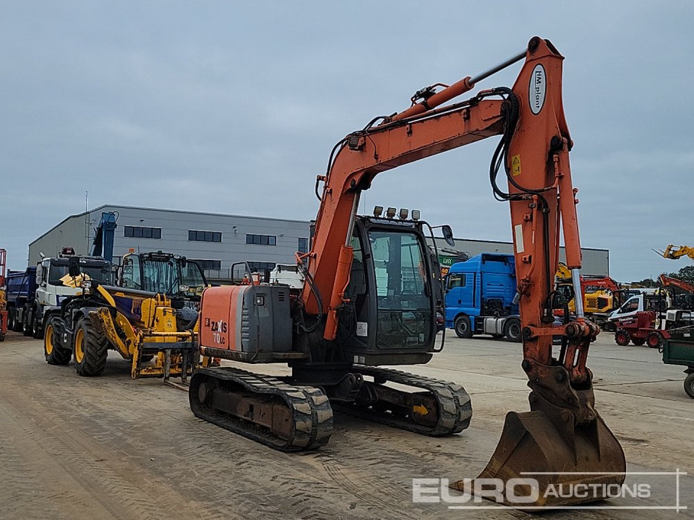 حفارة مُصَّغرة 2013 Hitachi ZX70LC-3: صورة 7