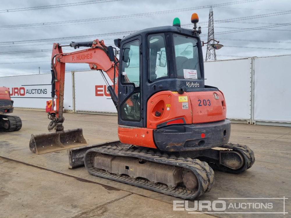 2013 Kubota U55-4 - حفارة مُصَّغرة: صورة 3 2013 Kubota U55-4 - حفارة مُصَّغرة: صورة 3