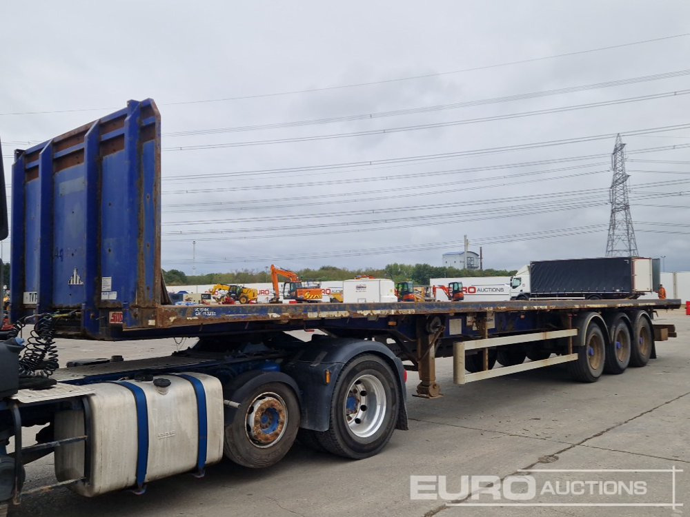 2013 SDC Trailer Tri Axle Flatbed Trailer, Twist Locks - نصف مقطورة مسطحة: صورة 1 2013 SDC Trailer Tri Axle Flatbed Trailer, Twist Locks - نصف مقطورة مسطحة: صورة 1
