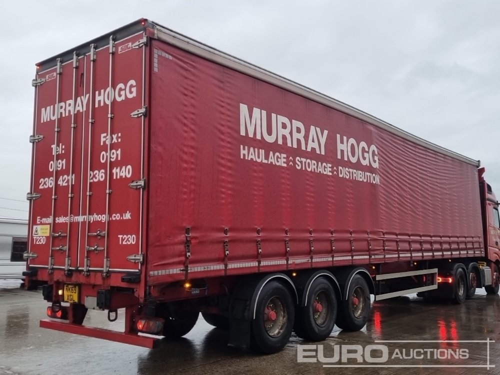 2013 SDC Tri Axle Curtainsider Trailer - آليات: صورة 5 2013 SDC Tri Axle Curtainsider Trailer - آليات: صورة 5