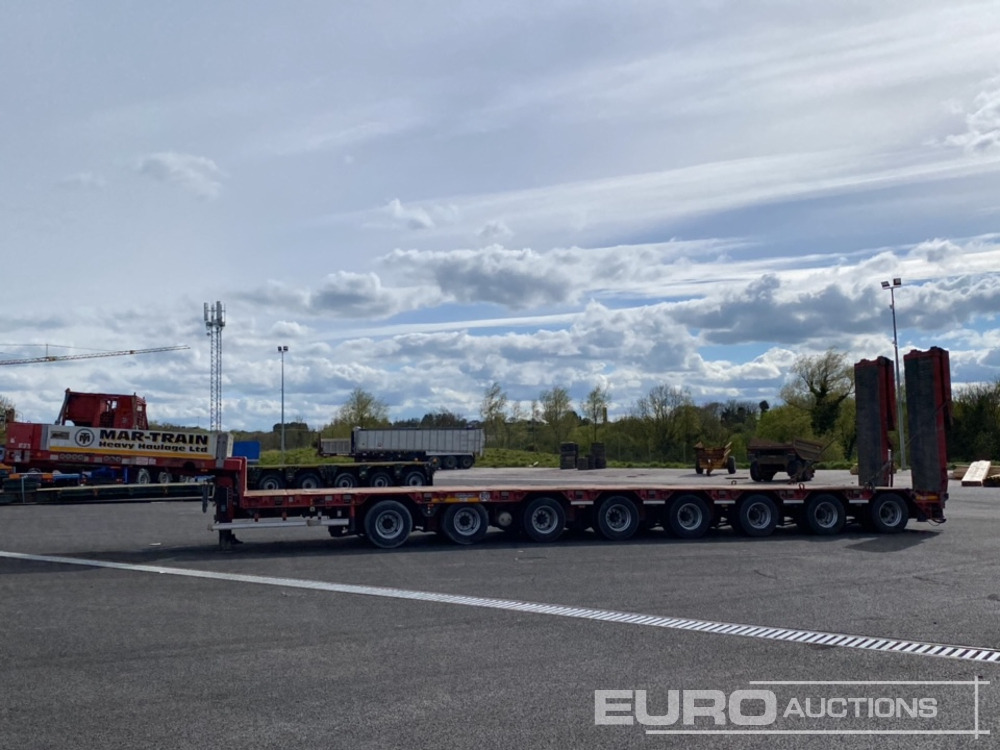2014 Goldhofer 8 Axle Double Extending Stepframe Low Loader Trailer, Hydraulic Rear Steering, Hydraulic Ramps, Out Riggers, Extending To 24m, 2.75m Wide - عربة منخفضة مسطحة نصف مقطورة: صورة 2 2014 Goldhofer 8 Axle Double Extending Stepframe Low Loader Trailer, Hydraulic Rear Steering, Hydraulic Ramps, Out Riggers, Extending To 24m, 2.75m Wide - عربة منخفضة مسطحة نصف مقطورة: صورة 2