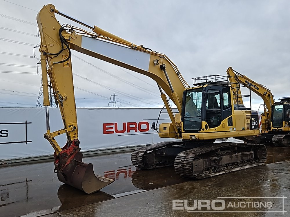 2014 Komatsu PC210LC-8 - حفار زحاف: صورة 1 2014 Komatsu PC210LC-8 - حفار زحاف: صورة 1