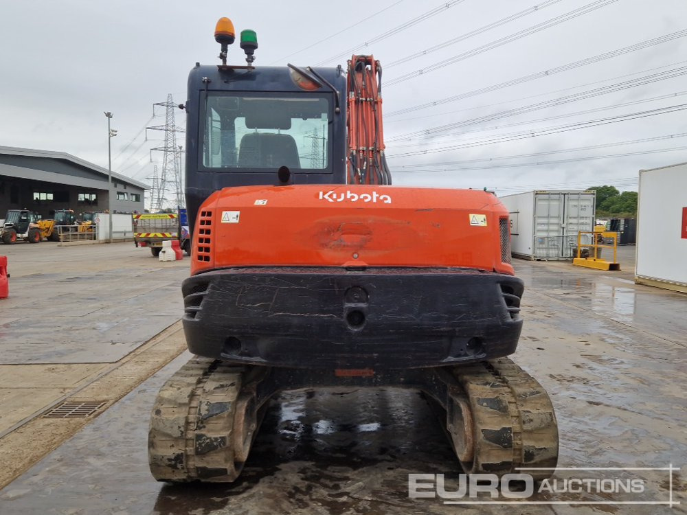 2014 Kubota KX080-4 - حفارة مُصَّغرة: صورة 4 2014 Kubota KX080-4 - حفارة مُصَّغرة: صورة 4