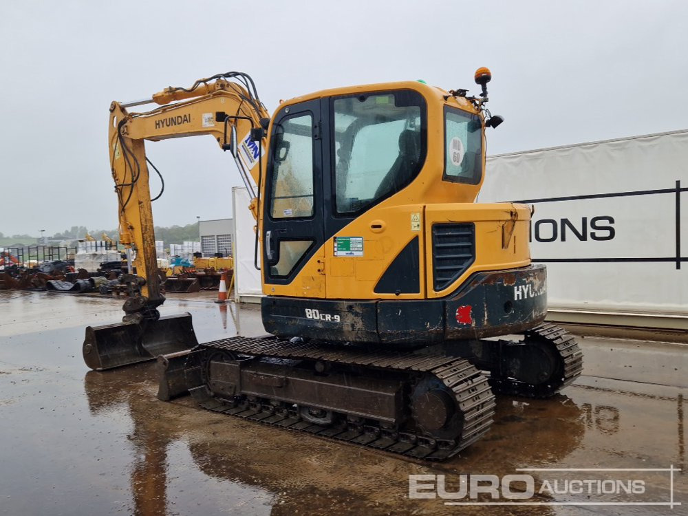 2015 Hyundai R80CR-9 - حفارة مُصَّغرة: صورة 3 2015 Hyundai R80CR-9 - حفارة مُصَّغرة: صورة 3