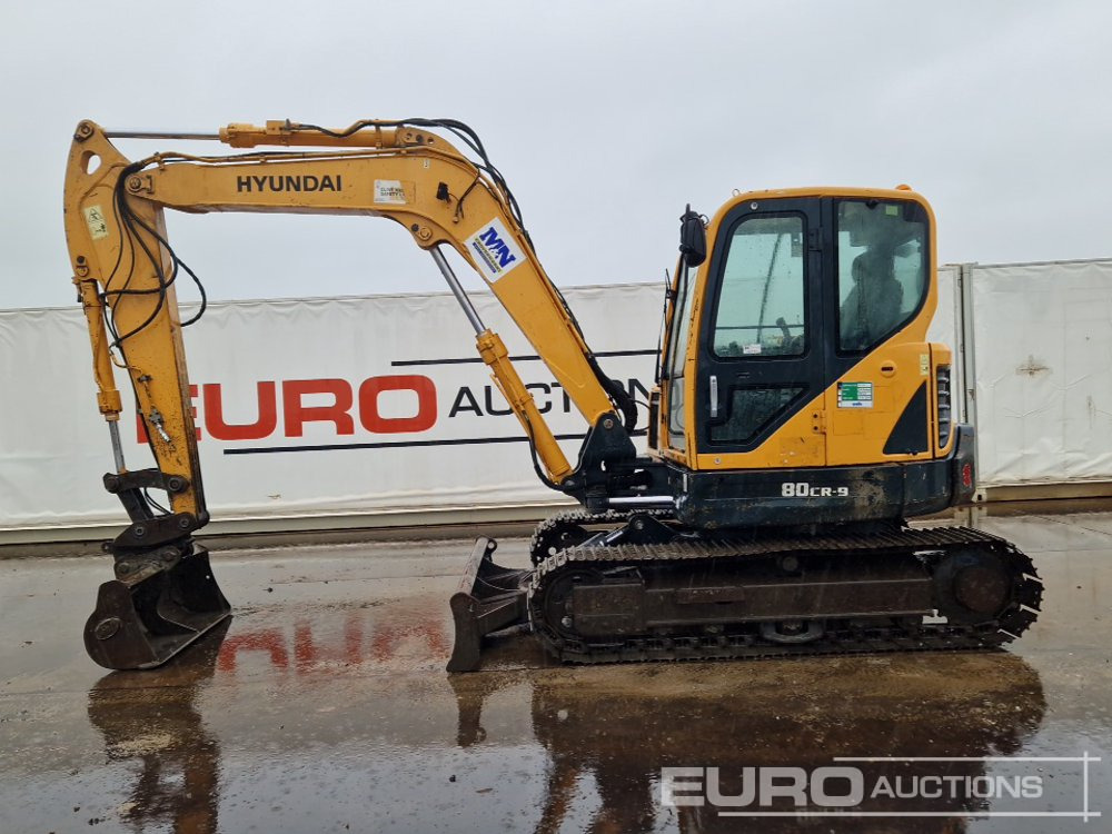 2015 Hyundai R80CR-9 - حفارة مُصَّغرة: صورة 2 2015 Hyundai R80CR-9 - حفارة مُصَّغرة: صورة 2
