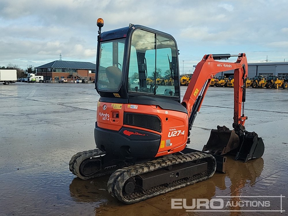 2015 Kubota U27-4 - حفارة مُصَّغرة: صورة 5 2015 Kubota U27-4 - حفارة مُصَّغرة: صورة 5