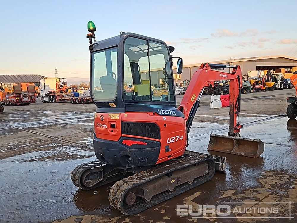 2015 Kubota U27-4 - حفارة مُصَّغرة: صورة 5 2015 Kubota U27-4 - حفارة مُصَّغرة: صورة 5