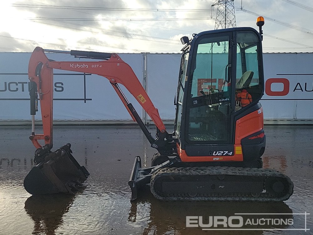 2015 Kubota U27-4 - حفارة مُصَّغرة: صورة 2 2015 Kubota U27-4 - حفارة مُصَّغرة: صورة 2