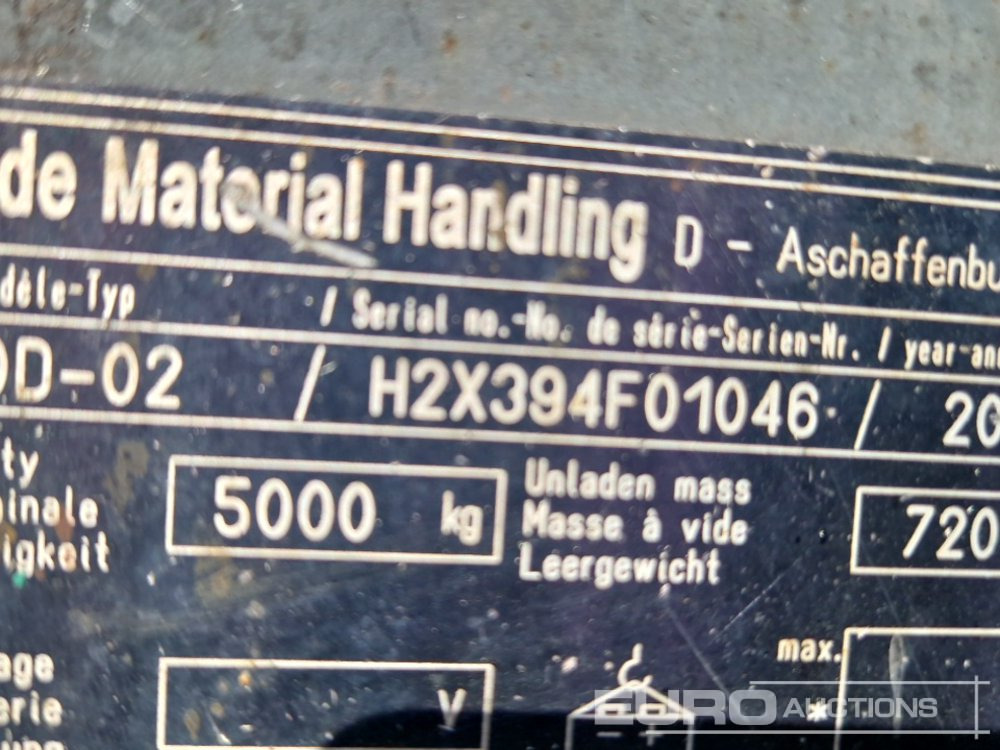 رافعة شوكية 2015 Linde H50D-02: صورة 31