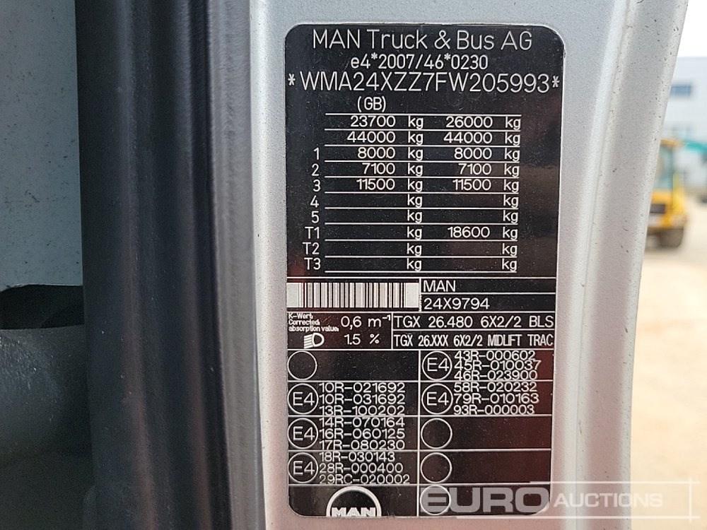 وحدة جر 2015 MAN 26.440: صورة 47