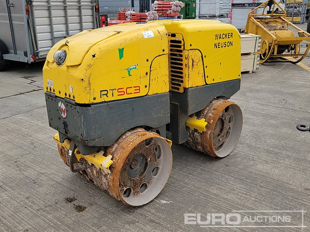2015 Wacker Neuson Radio Controlled Double Drum Vibrating Padfoot Trench Roller - آلة أسفلت: صورة 5 2015 Wacker Neuson Radio Controlled Double Drum Vibrating Padfoot Trench Roller - آلة أسفلت: صورة 5