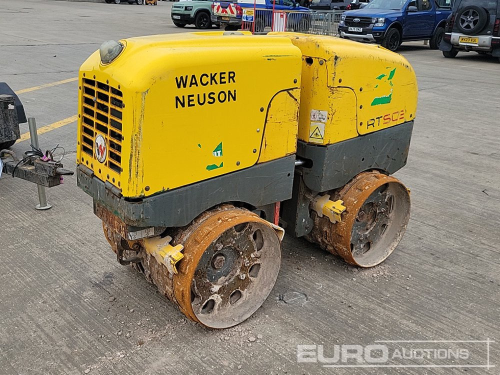 2015 Wacker Neuson Radio Controlled Double Drum Vibrating Padfoot Trench Roller - آلة أسفلت: صورة 1 2015 Wacker Neuson Radio Controlled Double Drum Vibrating Padfoot Trench Roller - آلة أسفلت: صورة 1