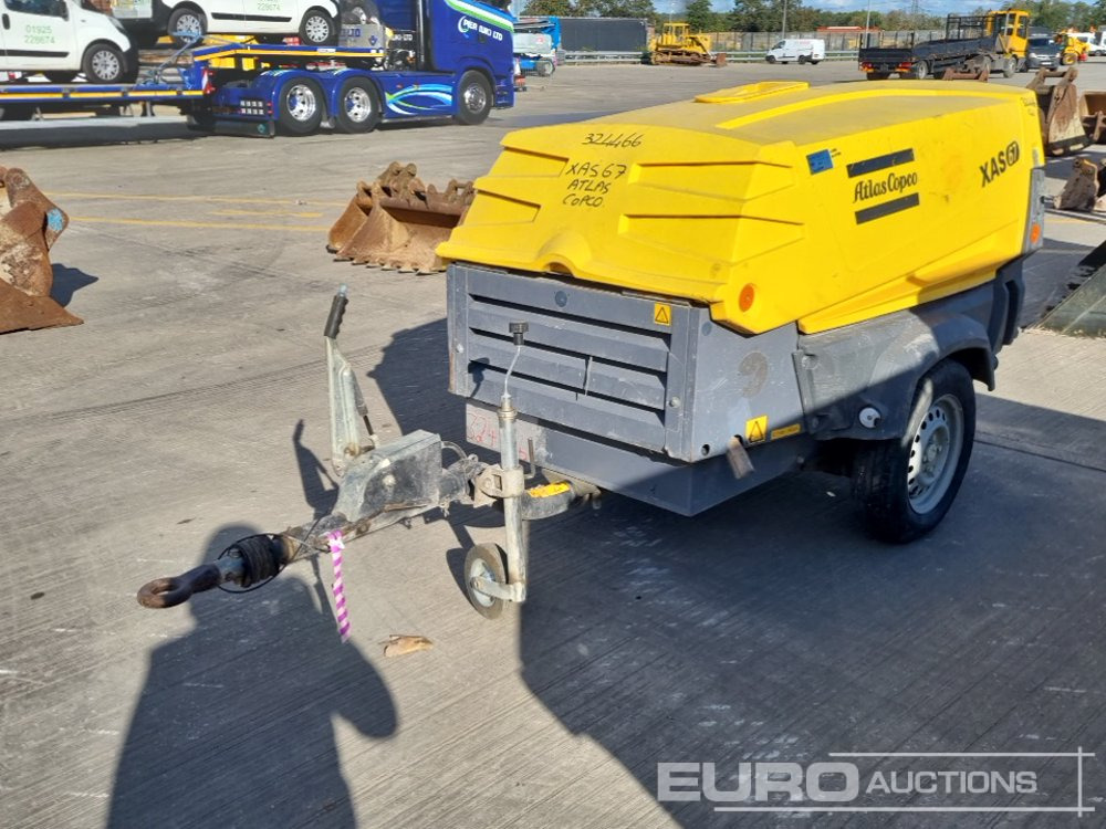 2016 Atlas Copco XAS67KD - الضاغط: صورة 1 2016 Atlas Copco XAS67KD - الضاغط: صورة 1
