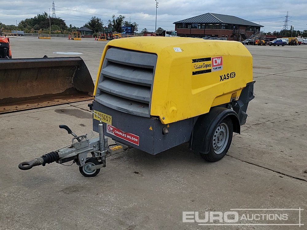 2016 Atlas Copco XAS68 - الضاغط: صورة 1 2016 Atlas Copco XAS68 - الضاغط: صورة 1