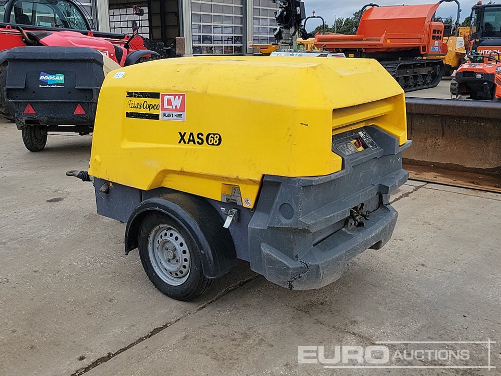 2016 Atlas Copco XAS68 - الضاغط: صورة 3 2016 Atlas Copco XAS68 - الضاغط: صورة 3