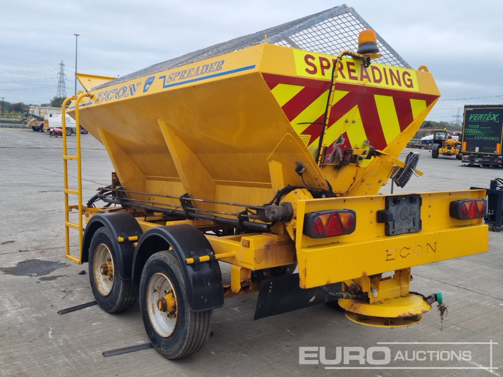 2016 Econ Twin Axle Draw Bar Hydraulic Gritter Trailer - الآلات الزراعية: صورة 3 2016 Econ Twin Axle Draw Bar Hydraulic Gritter Trailer - الآلات الزراعية: صورة 3