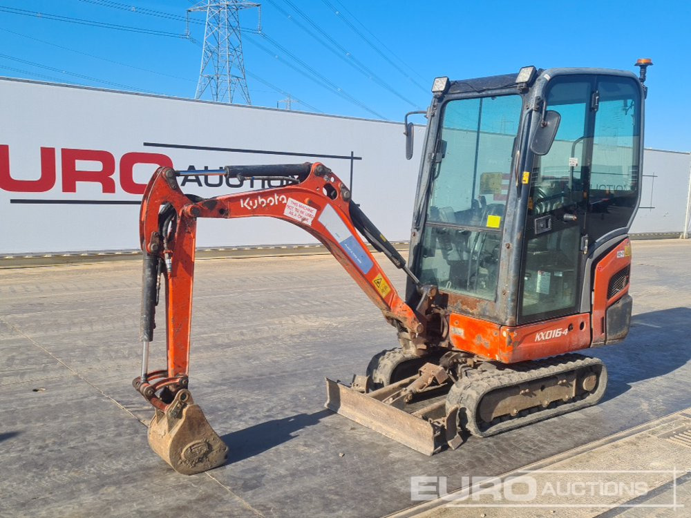 2016 Kubota KX016-4 - حفارة مُصَّغرة: صورة 1 2016 Kubota KX016-4 - حفارة مُصَّغرة: صورة 1