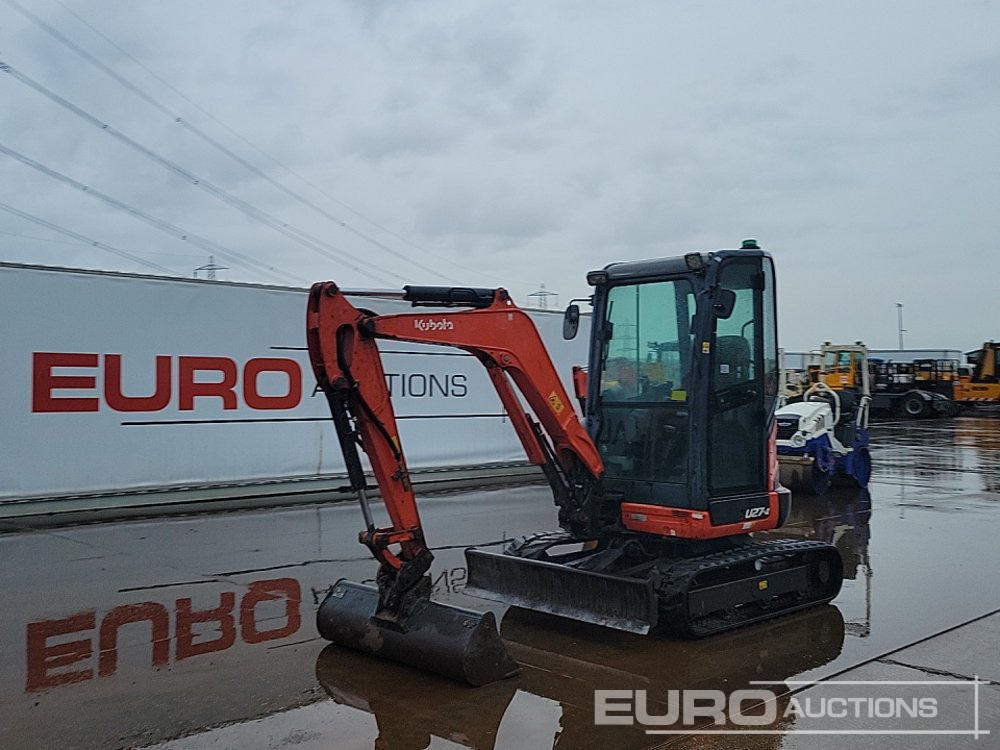 2016 Kubota U27-4 - حفارة مُصَّغرة: صورة 1 2016 Kubota U27-4 - حفارة مُصَّغرة: صورة 1