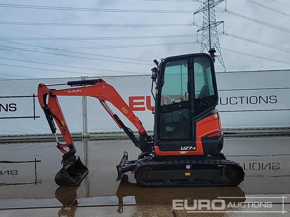 2016 Kubota U27-4 - حفارة مُصَّغرة: صورة 2 2016 Kubota U27-4 - حفارة مُصَّغرة: صورة 2