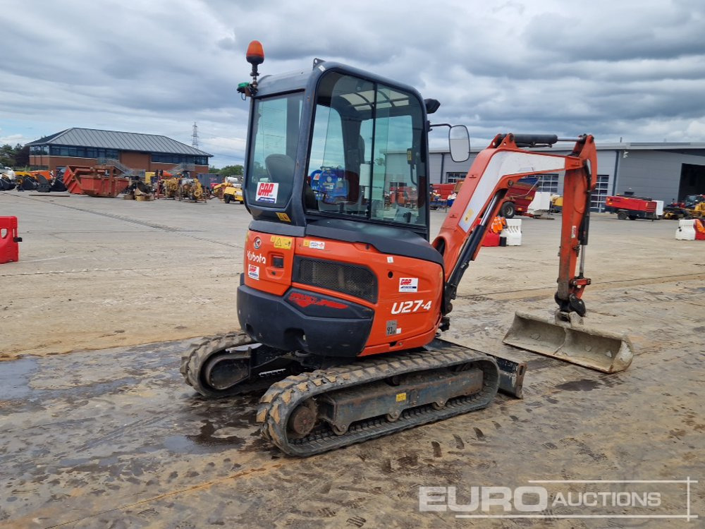 2016 Kubota U27-4 - حفارة مُصَّغرة: صورة 5 2016 Kubota U27-4 - حفارة مُصَّغرة: صورة 5