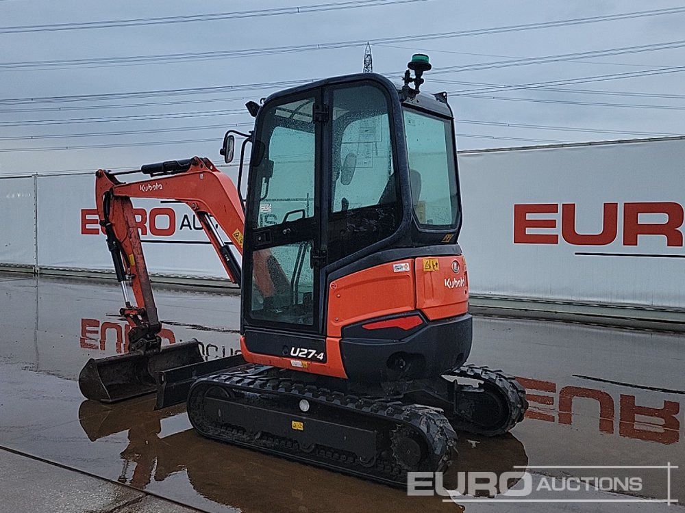 2016 Kubota U27-4 - حفارة مُصَّغرة: صورة 3 2016 Kubota U27-4 - حفارة مُصَّغرة: صورة 3