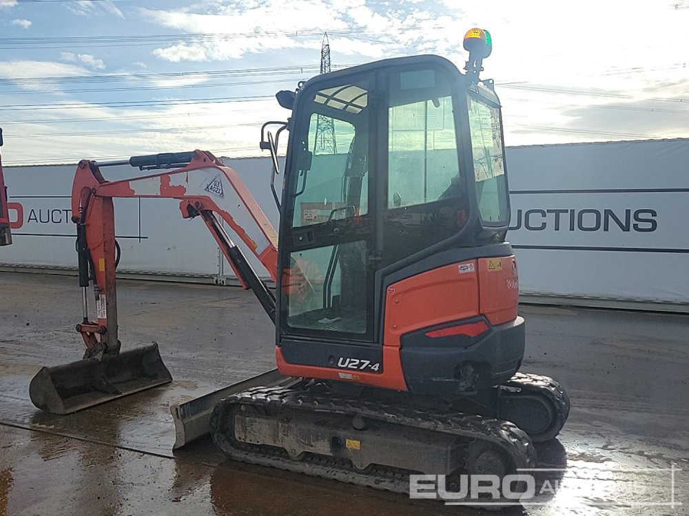 2016 Kubota U27-4 - حفارة مُصَّغرة: صورة 3 2016 Kubota U27-4 - حفارة مُصَّغرة: صورة 3
