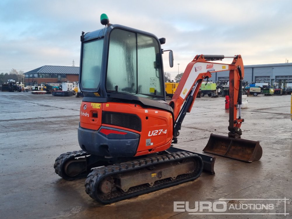 2016 Kubota U27-4 - حفارة مُصَّغرة: صورة 5 2016 Kubota U27-4 - حفارة مُصَّغرة: صورة 5