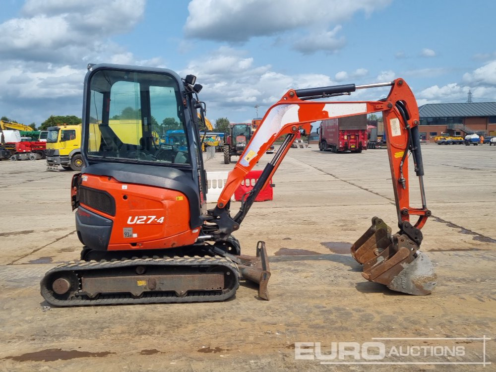 حفارة مُصَّغرة 2016 Kubota U27-4: صورة 6