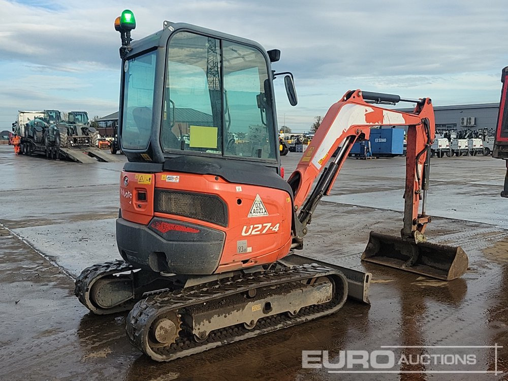 2016 Kubota U27-4 - حفارة مُصَّغرة: صورة 5 2016 Kubota U27-4 - حفارة مُصَّغرة: صورة 5