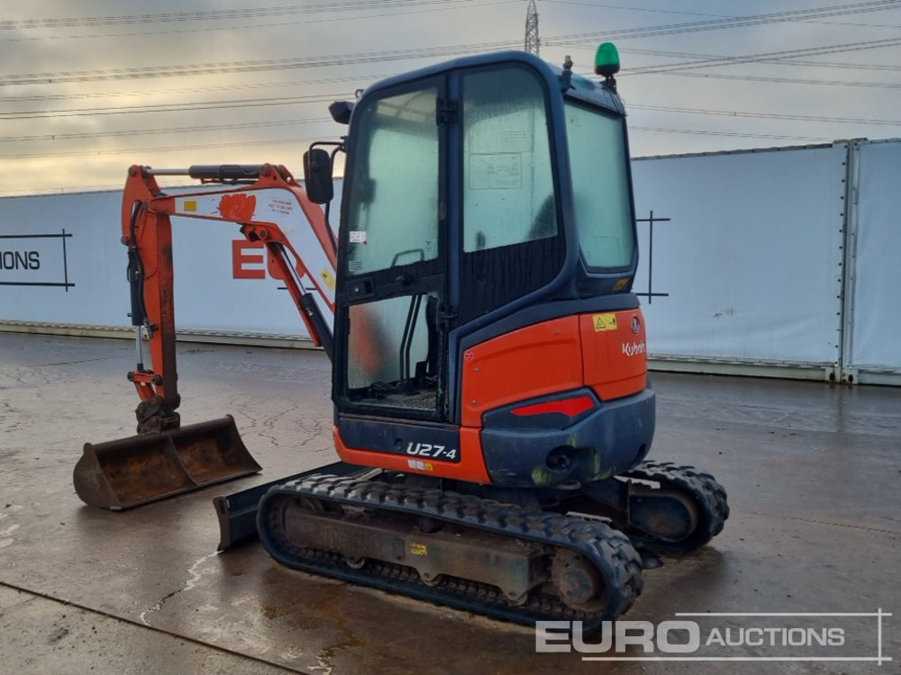 2016 Kubota U27-4 - حفارة مُصَّغرة: صورة 3 2016 Kubota U27-4 - حفارة مُصَّغرة: صورة 3