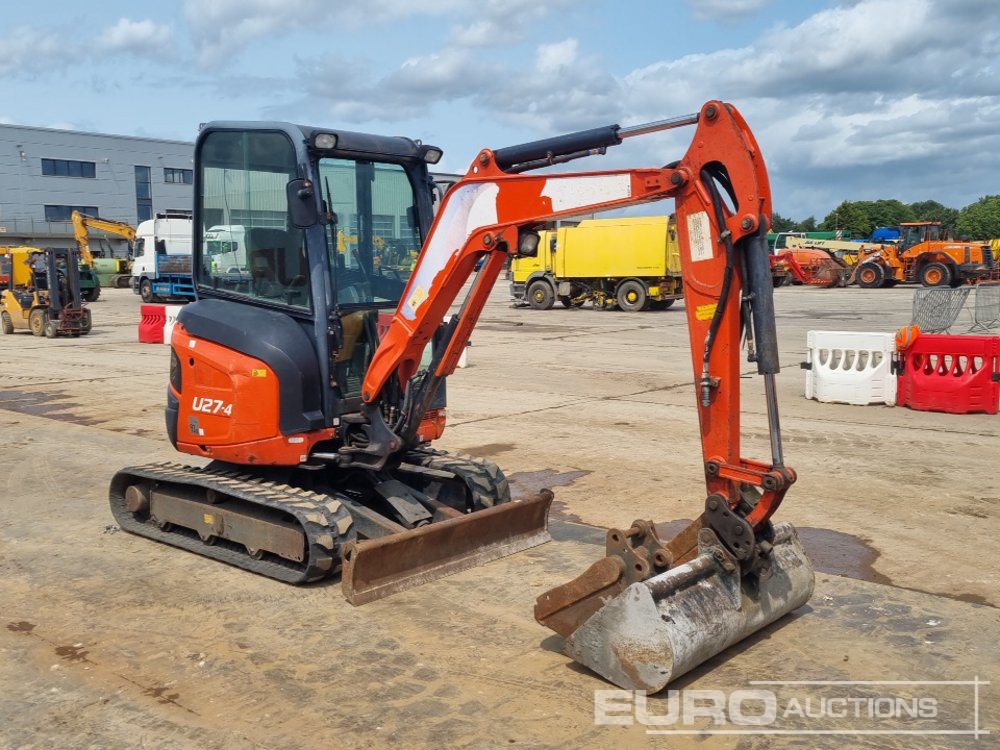 حفارة مُصَّغرة 2016 Kubota U27-4: صورة 7