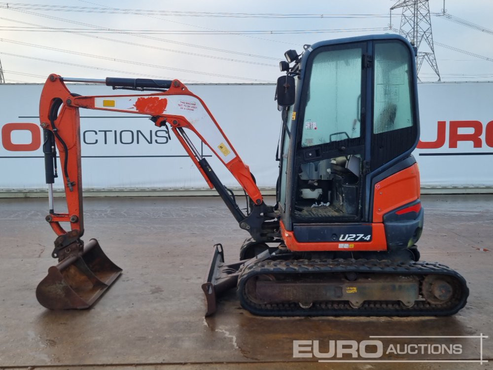 2016 Kubota U27-4 - حفارة مُصَّغرة: صورة 2 2016 Kubota U27-4 - حفارة مُصَّغرة: صورة 2