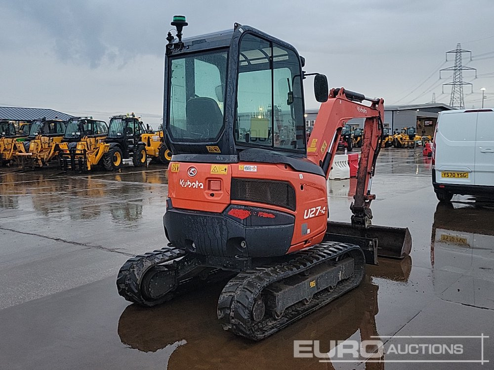 2016 Kubota U27-4 - حفارة مُصَّغرة: صورة 5 2016 Kubota U27-4 - حفارة مُصَّغرة: صورة 5