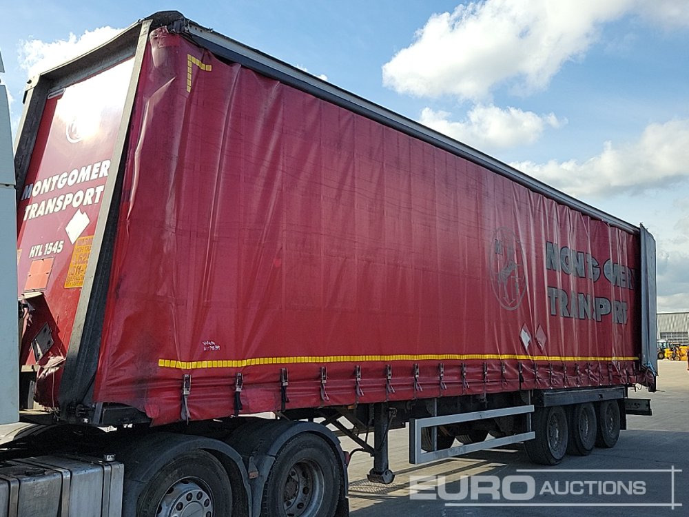 2016 Montracon Tri Axle Curtainsider Trailer - نصف مقطورة ستارة: صورة 1 2016 Montracon Tri Axle Curtainsider Trailer - نصف مقطورة ستارة: صورة 1