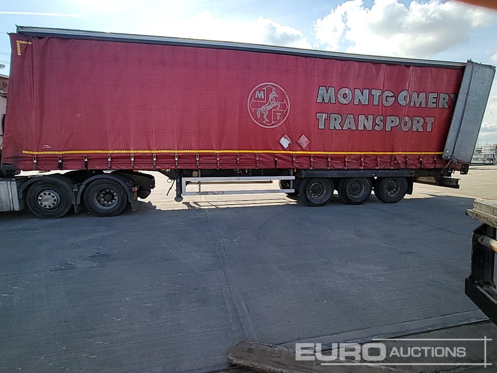 2016 Montracon Tri Axle Curtainsider Trailer - نصف مقطورة ستارة: صورة 2 2016 Montracon Tri Axle Curtainsider Trailer - نصف مقطورة ستارة: صورة 2