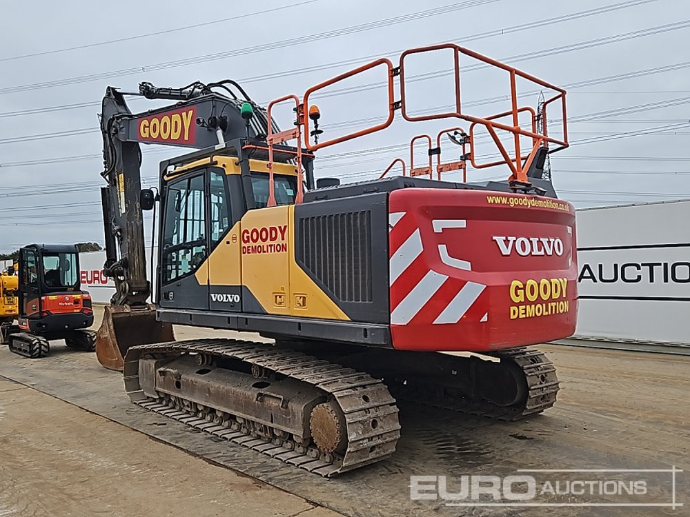 2016 Volvo EC250EL - حفار زحاف: صورة 3 2016 Volvo EC250EL - حفار زحاف: صورة 3