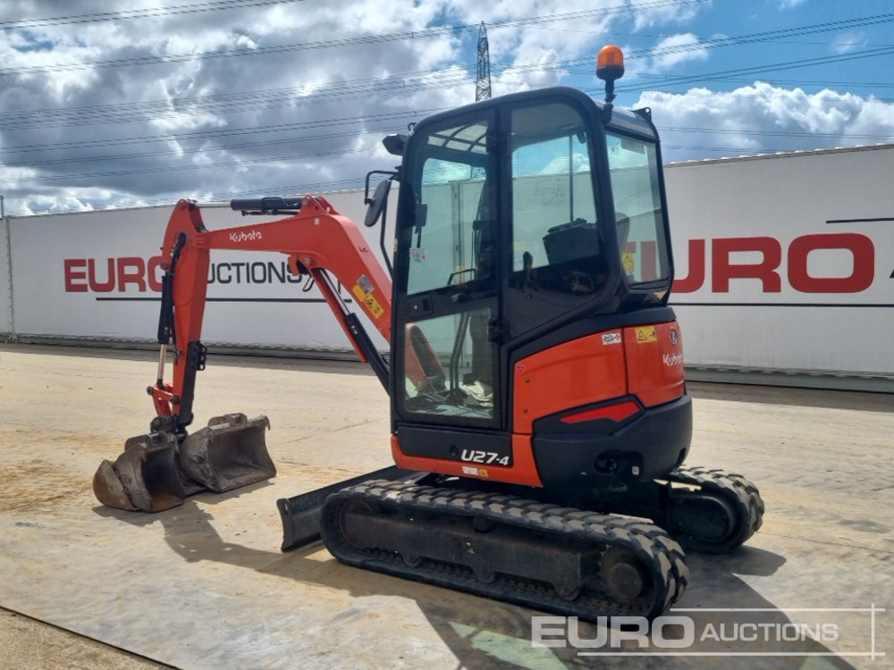 2017 Kubota U27-4 - حفارة مُصَّغرة: صورة 3 2017 Kubota U27-4 - حفارة مُصَّغرة: صورة 3