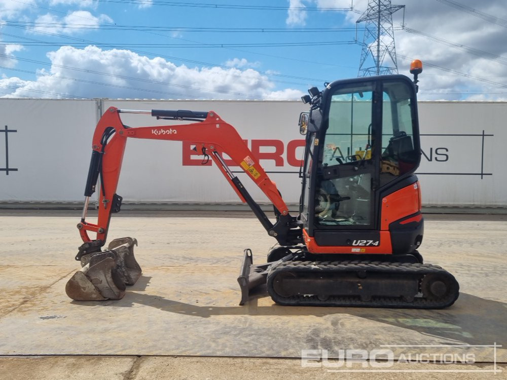 2017 Kubota U27-4 - حفارة مُصَّغرة: صورة 2 2017 Kubota U27-4 - حفارة مُصَّغرة: صورة 2