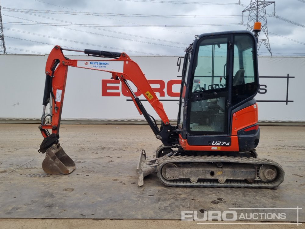 2017 Kubota U27-4 - حفارة مُصَّغرة: صورة 2 2017 Kubota U27-4 - حفارة مُصَّغرة: صورة 2
