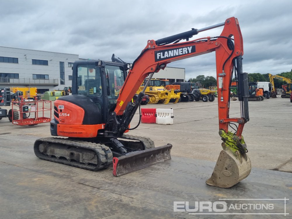 حفارة مُصَّغرة 2017 Kubota U55-4: صورة 7