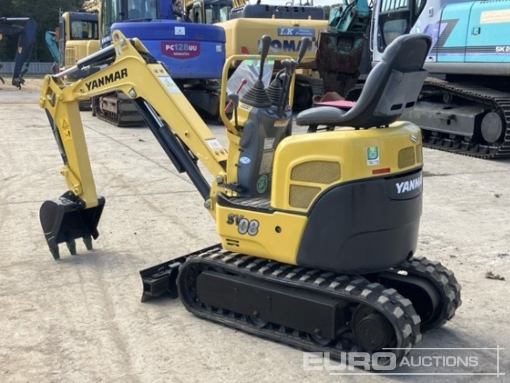 2017 Yanmar SV08-1A - حفارة مُصَّغرة: صورة 4 2017 Yanmar SV08-1A - حفارة مُصَّغرة: صورة 4