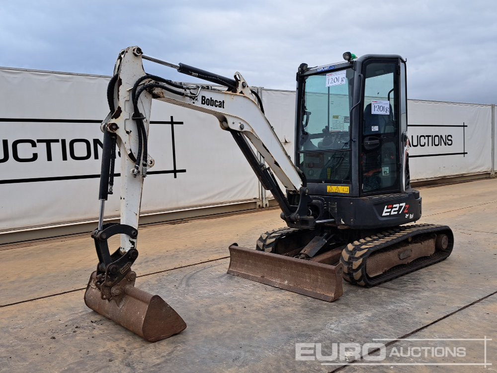 2018 Bobcat E27Z - حفارة مُصَّغرة: صورة 1 2018 Bobcat E27Z - حفارة مُصَّغرة: صورة 1