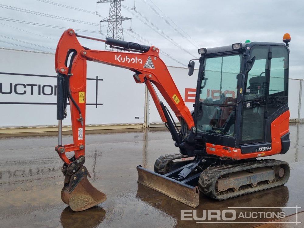 2018 Kubota KX027-4 - حفارة مُصَّغرة: صورة 1 2018 Kubota KX027-4 - حفارة مُصَّغرة: صورة 1