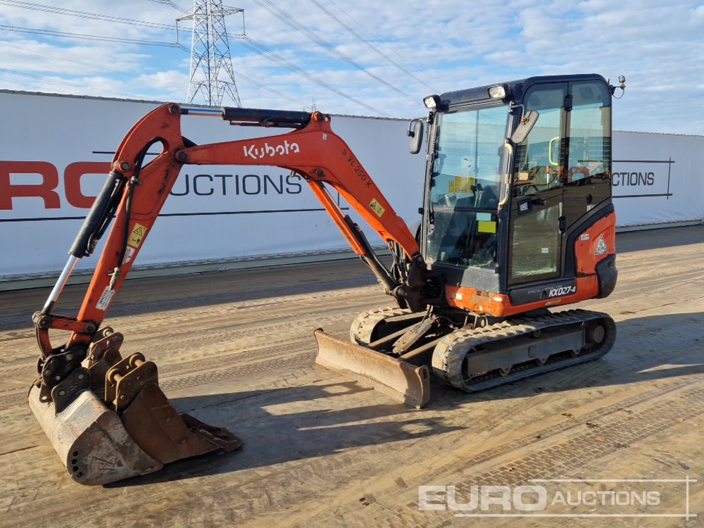 2018 Kubota KX027-4 - حفارة مُصَّغرة: صورة 1 2018 Kubota KX027-4 - حفارة مُصَّغرة: صورة 1